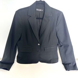 New York & CO 7th Avenue Design Studio Black Blazer, Black, Size 12